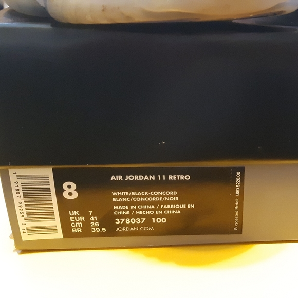 Jordan 11 Concord (2018) - Picture 5 of 7